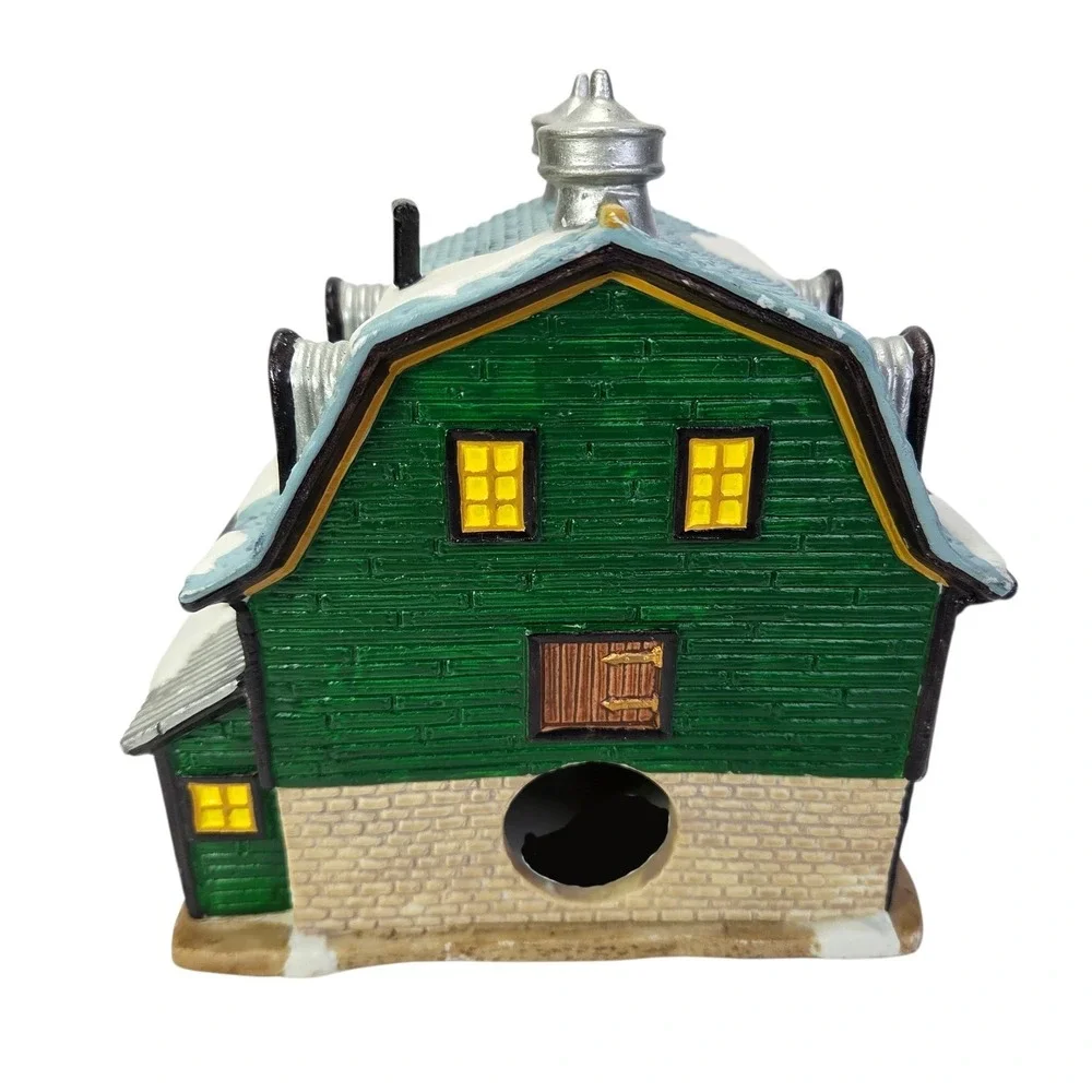 Lemax Barn Dance Christmas Village Lighted B C Ranch Harvest Crossing 2000 Boxed